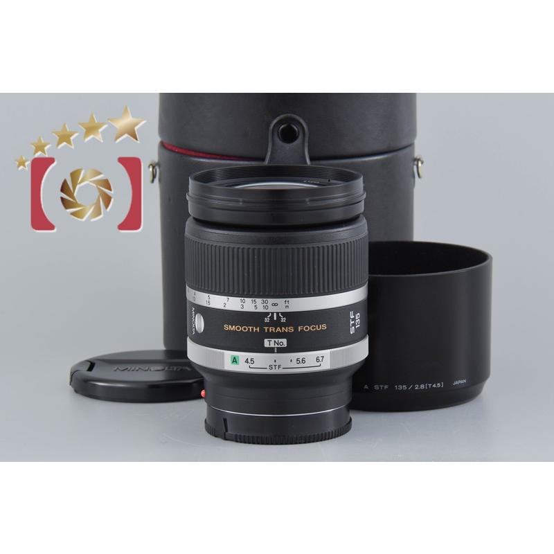 コニカミノルタ 【中古】MINOLTA ミノルタ STF 135mm f/2.8 コニカミノルタ 【中古】MINOLTA ミノルタ STF 135mm f/2.8