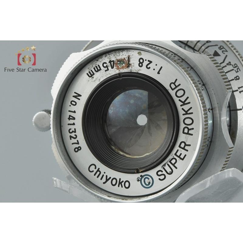 ミノルタ SUPER ROKKOR 45mm F2.8 Lマウント L39 中古 中古】(ミノルタ) MINOLTA SUPER ROKKOR 45/2.8 後期 (L39): 【中古