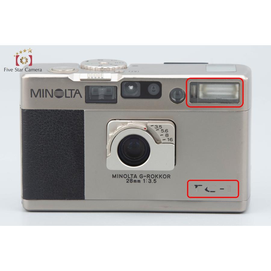 コニカミノルタ 【中古】MINOLTA ミノルタ TC-1 コンパクトフィルム