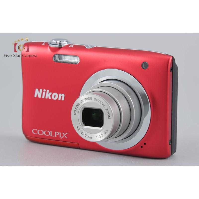 ニコン（Nikon） 【中古】Nikon COOLPIX A100 レッド コンパクト