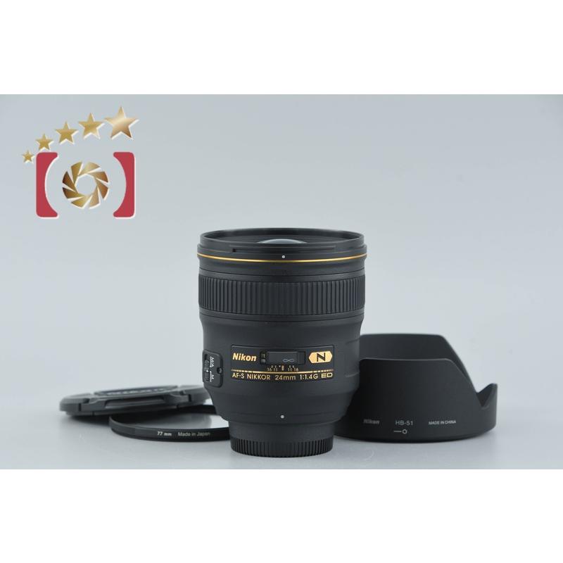 ニコン（Nikon） 【中古】Nikon AF-S NIKKOR 24mm f/1.4 G ED : 中古 