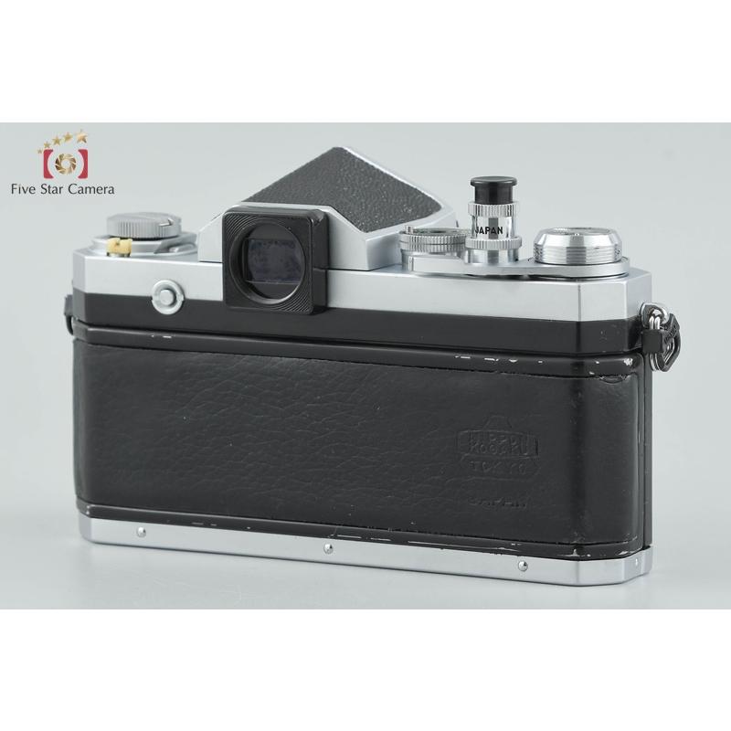 Nikon F 中期 アイレベル シルバーフィルムカメラ ニコン（Nikon） 【中古】Nikon F アイレベル 中期 シルバー フィルム