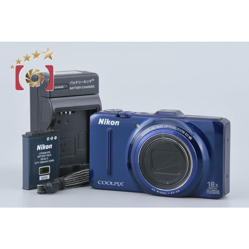 ニコン（Nikon） 【中古】Nikon COOLPIX S9300 ネイビーブルー