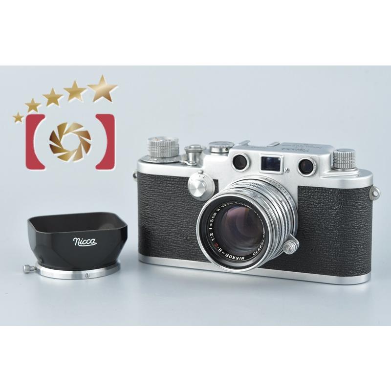 ZEISS 【中古】Nicca ニッカ 3-F + Nikon NIKKOR-H.C 50mm f/2 : 中古  