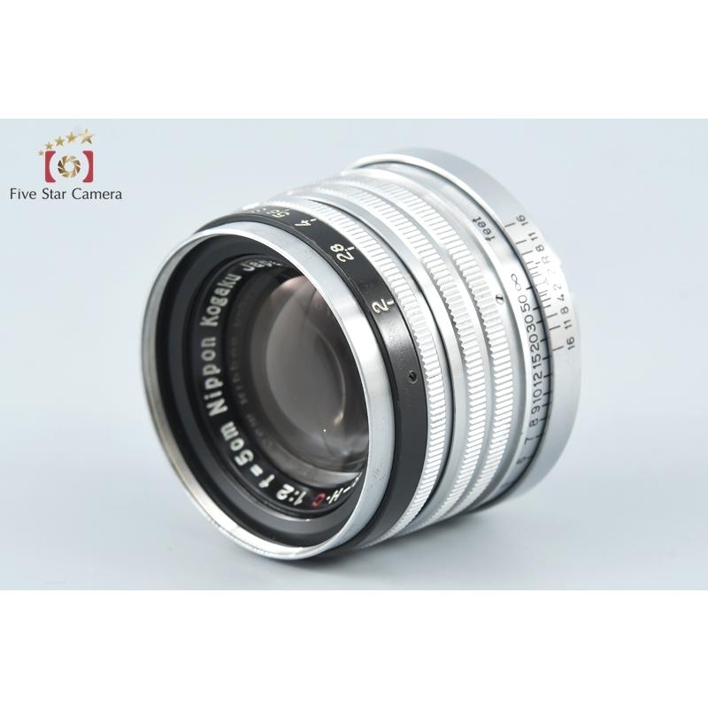 Nicca 3-S レンジファインダーカメラ NIKKOR HC 50mm F2 中古】Nicca