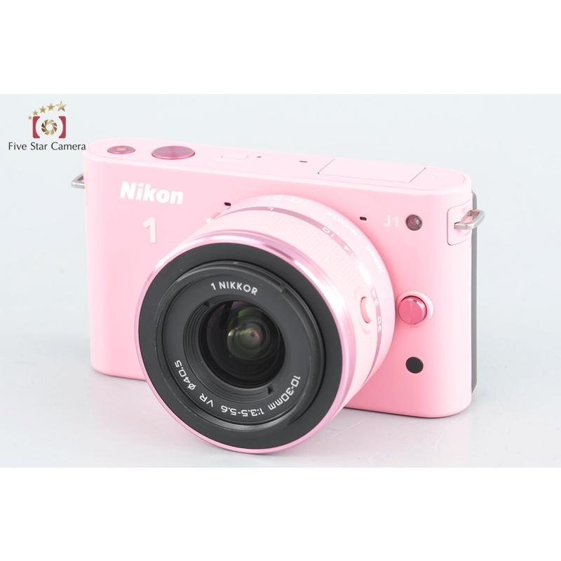 中古】Nikon ニコン 1 J1 ダブルズームキット ピンク 元箱付 :nikon-1 