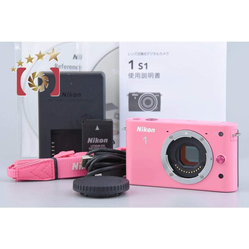 NIKON 1 J1 ズームレンズキットピンクカメラ