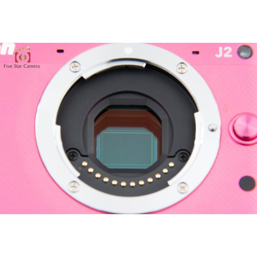 【中古】Nikon ニコン 1 J2 ピンク ミラーレス一眼カメラ シャッター回数僅少｜five-star-camera｜12