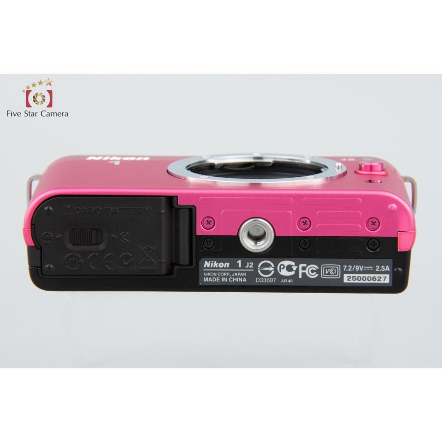 【中古】Nikon ニコン 1 J2 ピンク ミラーレス一眼カメラ シャッター回数僅少｜five-star-camera｜09