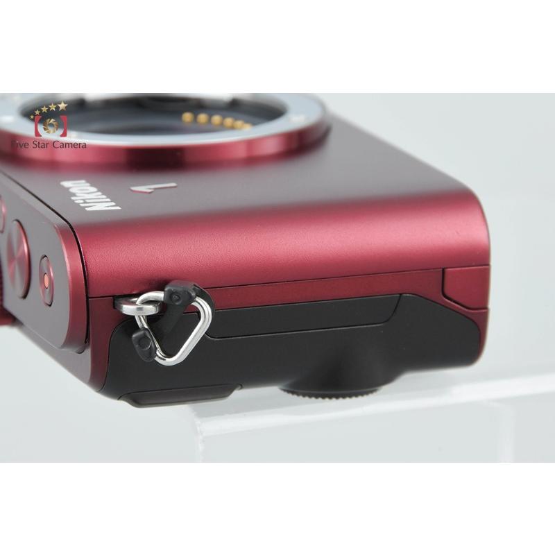 中古】Nikon ニコン ? 1 J3 レッド ミラーレス一眼カメラ シャッター 