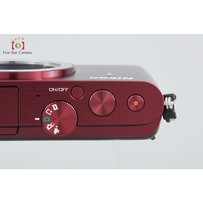 Nikon ニコン 1 J3 レッド ミラーレス一眼カメラ シャッター回数僅少 