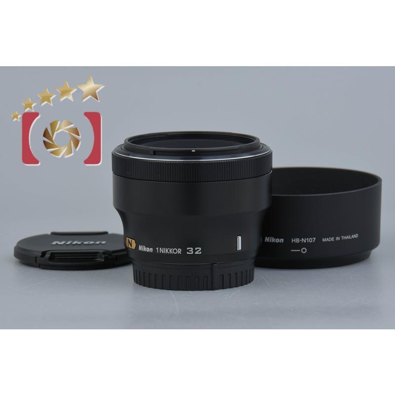 【中古】Nikon ニコン 1 NIKKOR 32mm f/1.2 ブラック ニコン（Nikon） 【中古】Nikon 1 NIKKOR 32mm f/1.2 ブラック : 中古