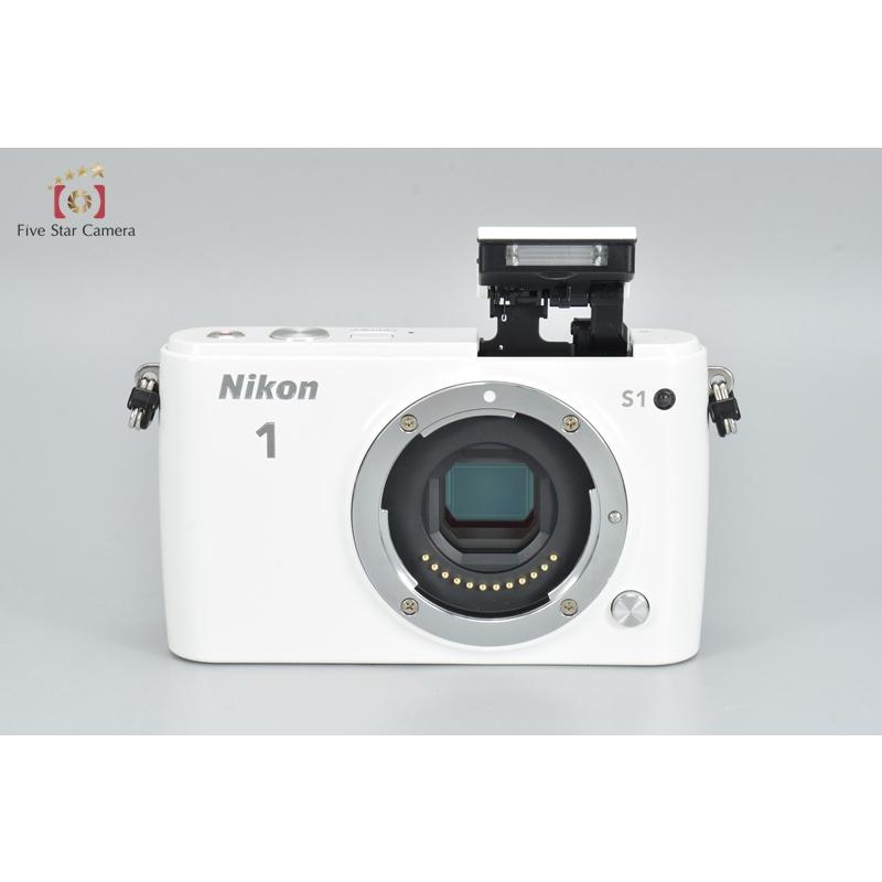 ニコン 【中古】Nikon 1 S1 ホワイト ミラーレス一眼カメラ