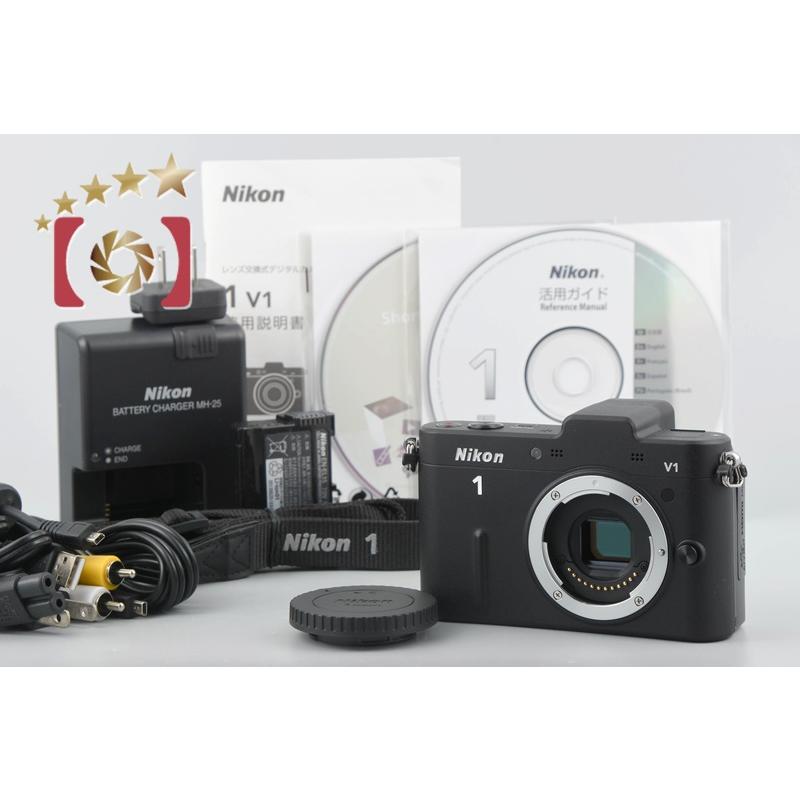 ニコン 【中古】Nikon 1 V1 ブラック ミラーレス一眼カメラ ニコン 【中古】Nikon 1 V1 ブラック ミラーレス一眼カメラ