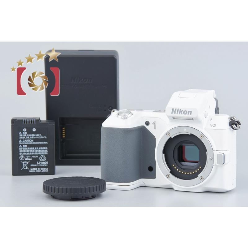 ニコン 【中古】Nikon 1 V2 ホワイト ミラーレス一眼カメラ ニコン 【中古】Nikon 1 V2 ホワイト ミラーレス一眼カメラ