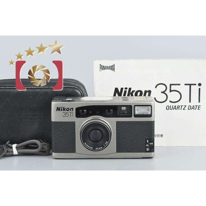 中古】Nikon ニコン 35Ti フラッシュ改造品 コンパクトフィルムカメラ 