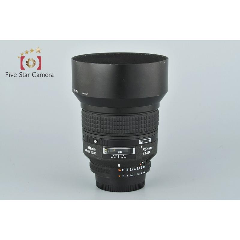 【中古】(ニコン) Nikon AF 85/1.4D IF AI AF Nikkor 85mm f/1.4D IF 中古価格比較 - 価格.com
