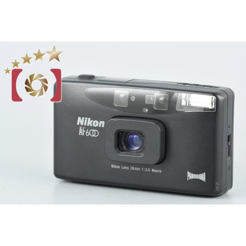 Nikon AF600 QD コンパクトフィルムカメラ ニコン（Nikon） 【中古】Nikon AF600 QD ブラック コンパクトフィルム