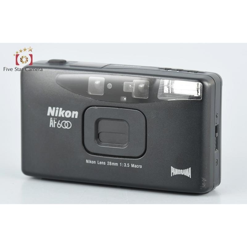 J*1様 【中古品】Nikon ニコン AF600 コンパクトフィルムカメラ ニコン（Nikon） 【中古】Nikon AF600 QD ブラック コンパクトフィルム