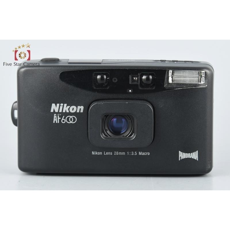 ニコン（Nikon） 【中古】Nikon AF600 QD ブラック コンパクトフィルム