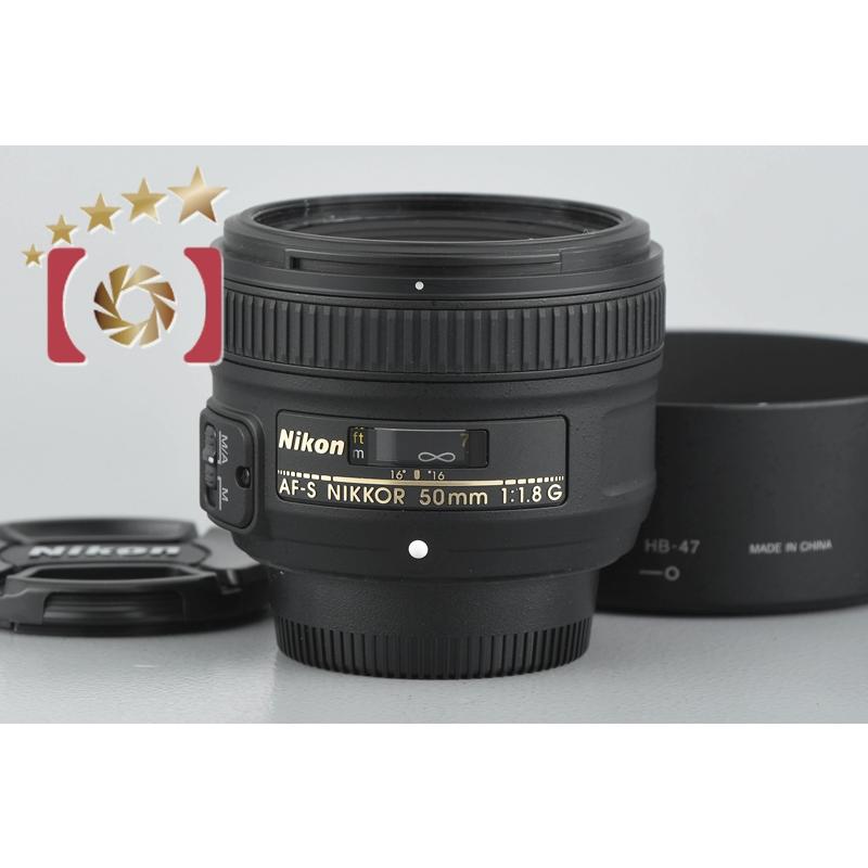 中古】Nikon ニコン AF-S NIKKOR 50mm f/1.8 G : nikon-afs-5018-g