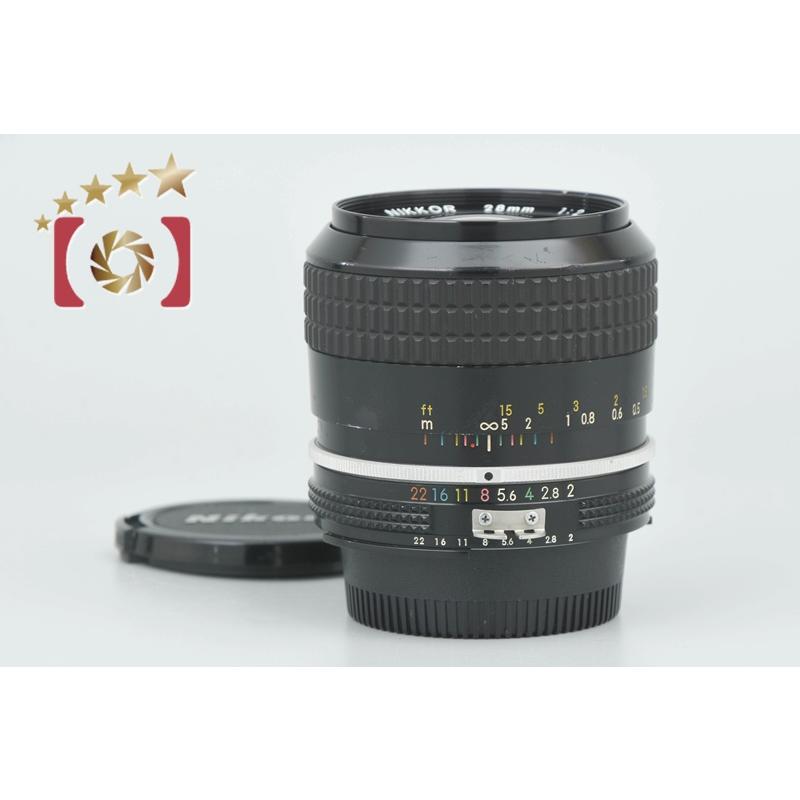 ニコン 【中古】Nikon Ai NIKKOR 28mm f/2 : 中古カメラのファイブ  