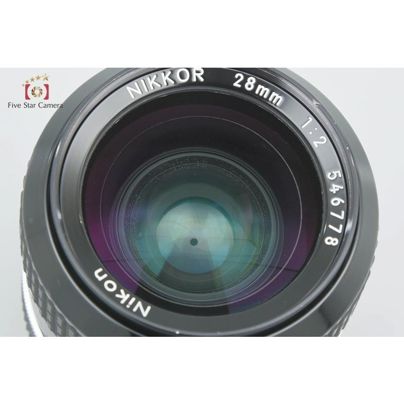 【中古】Nikon ニコン New NIKKOR 28mm f/2 ニコン（Nikon） 【中古】Nikon Ai NIKKOR 28mm f/2 : 中古カメラの