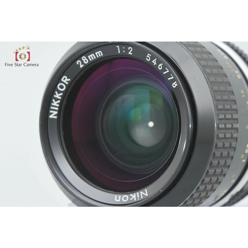 【中古】Nikon ニコン New NIKKOR 28mm f/2 ニコン（Nikon） 【中古】Nikon Ai NIKKOR 28mm f/2 : 中古カメラの
