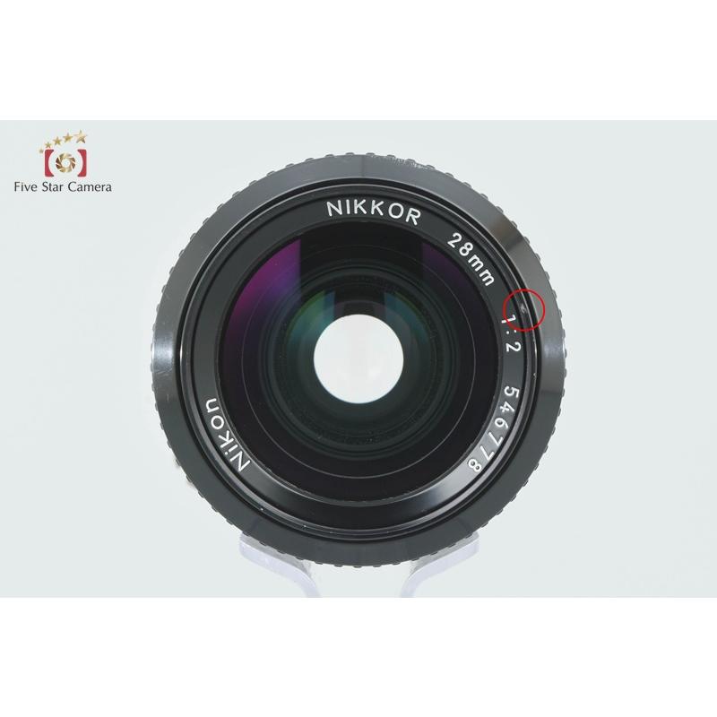 ニコンNikon 28mm 1:2