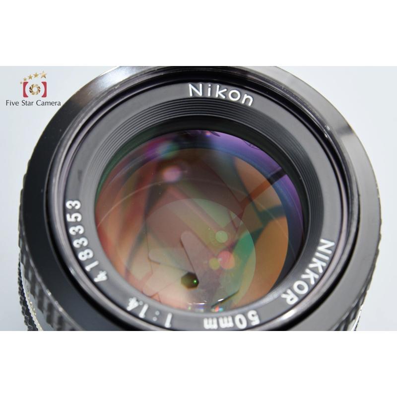 中古】Nikon ニコン Ai NIKKOR 50mm f/1.4 爪無し : nikon-ai-5014 