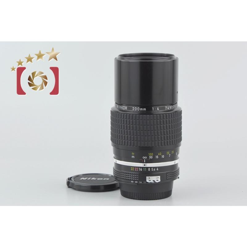 【中古】Nikon ニコン Ai NIKKOR 200mm f/4 Amazon.co.jp: Nikon ニコン Ai NIKKOR 200mm F4 : 家電＆カメラ
