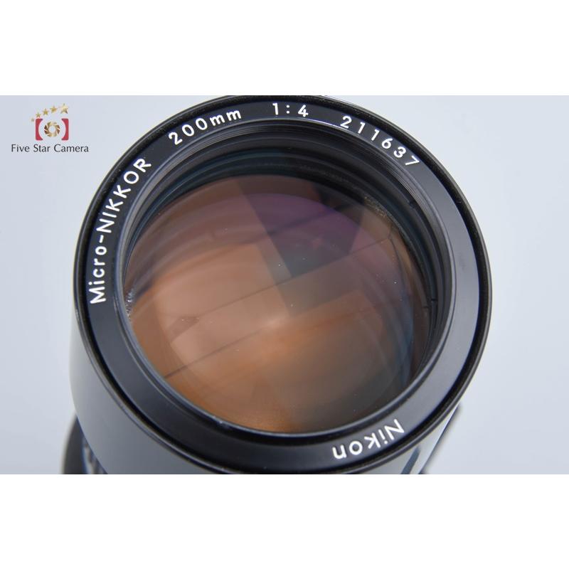 Nikon - 【中古】(ニコン) Nikon AI MICRO 200/4S 中古】(ニコン) Nikon マイクロニッコールAI 200/4｜ナニワ