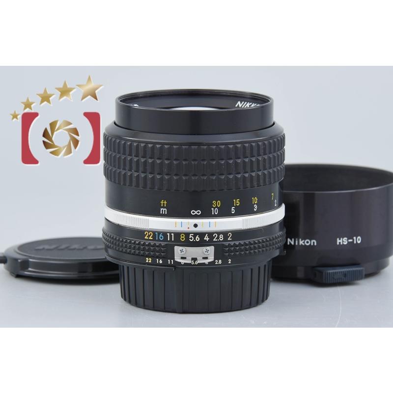 ニコン（Nikon） 【中古】Nikon Ai-S NIKKOR 85mm f/2 : 中古カメラの