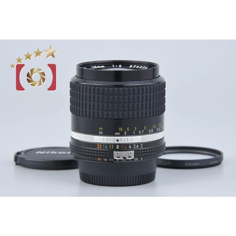 ニコン 【中古】Nikon Ai-S NIKKOR 28mm f/2 : 中古カメラのファイブ  