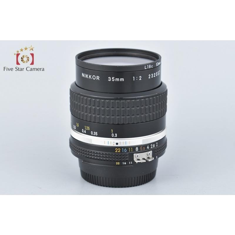 【美品】NIKKOR 35mm f/2 レンズニコン ニコン（Nikon） 【中古】Nikon Ai-S NIKKOR 35mm f/2 : 中古カメラの