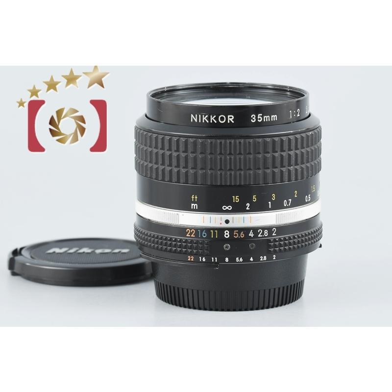 ニコン（Nikon） 【中古】Nikon Ai-S NIKKOR 35mm f/2 爪無し : 中古