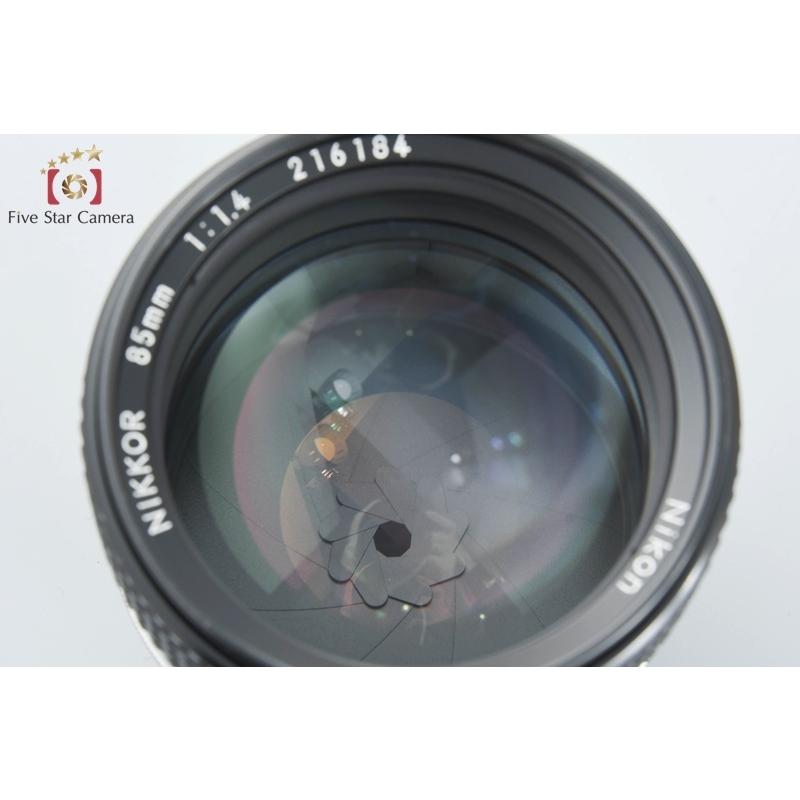 ニコン（Nikon） 【中古】Nikon Ai-S NIKKOR 85mm f/1.4 元箱付 : 中古