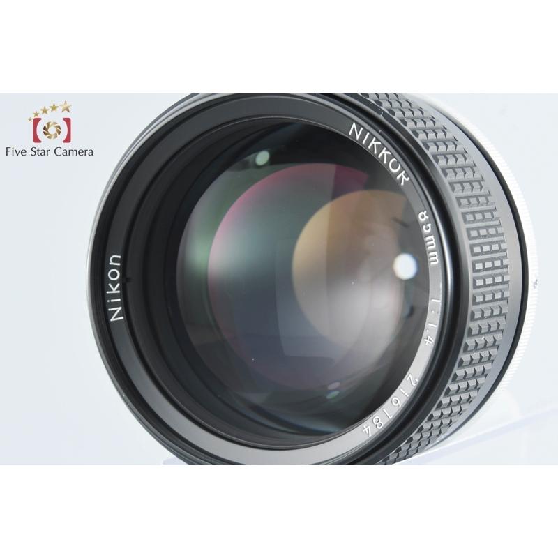 SALE[中古美品]ニコンＦ　アイレベルニッコ-ルSオ-ト1：1.4 50mm付 ニコン（Nikon） 【中古】Nikon Ai-S NIKKOR 85mm f/1.4 元箱付 : 中古