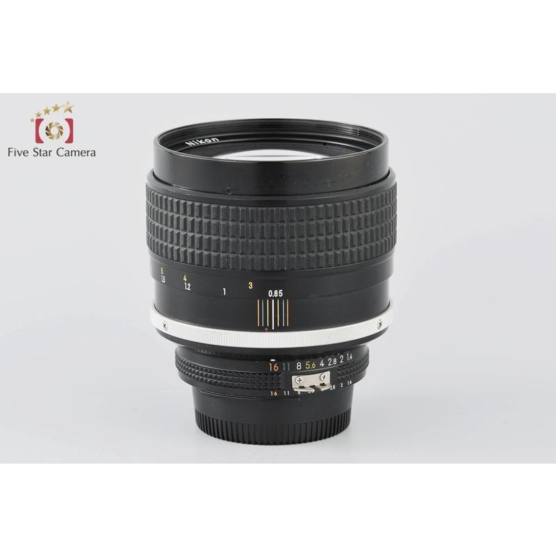 ふるさと割ふるさと割Nikon ニコン Ai-S NIKKOR 85mm F 1.4 交換レンズ