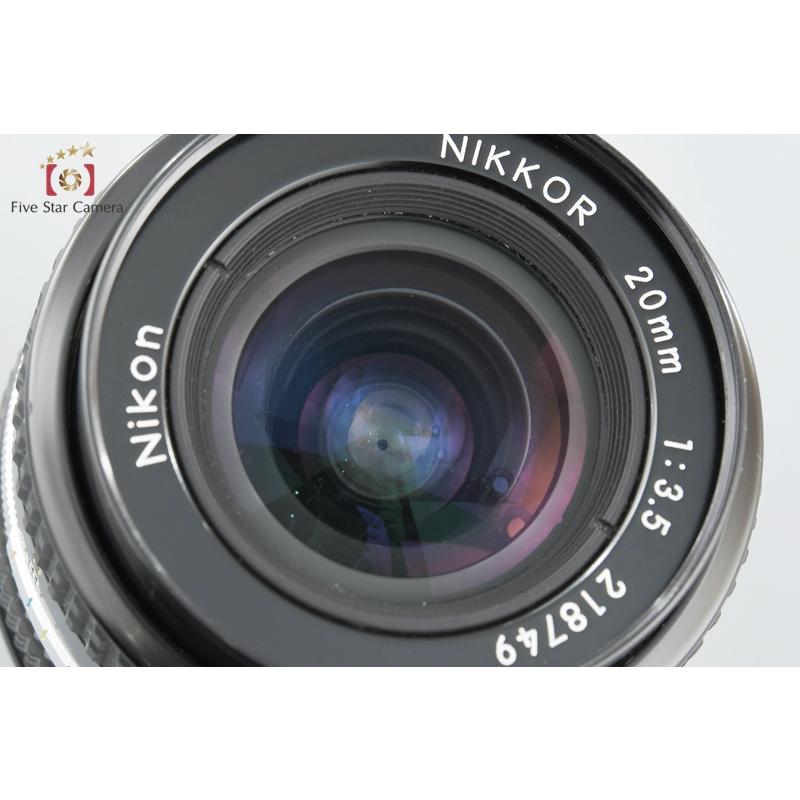 ニコン 【中古】Nikon Ai-S NIKKOR 20mm f/3.5 : 中古カメラの ニコン 【中古】Nikon Ai-S NIKKOR 20mm f/3.5 : 中古カメラの