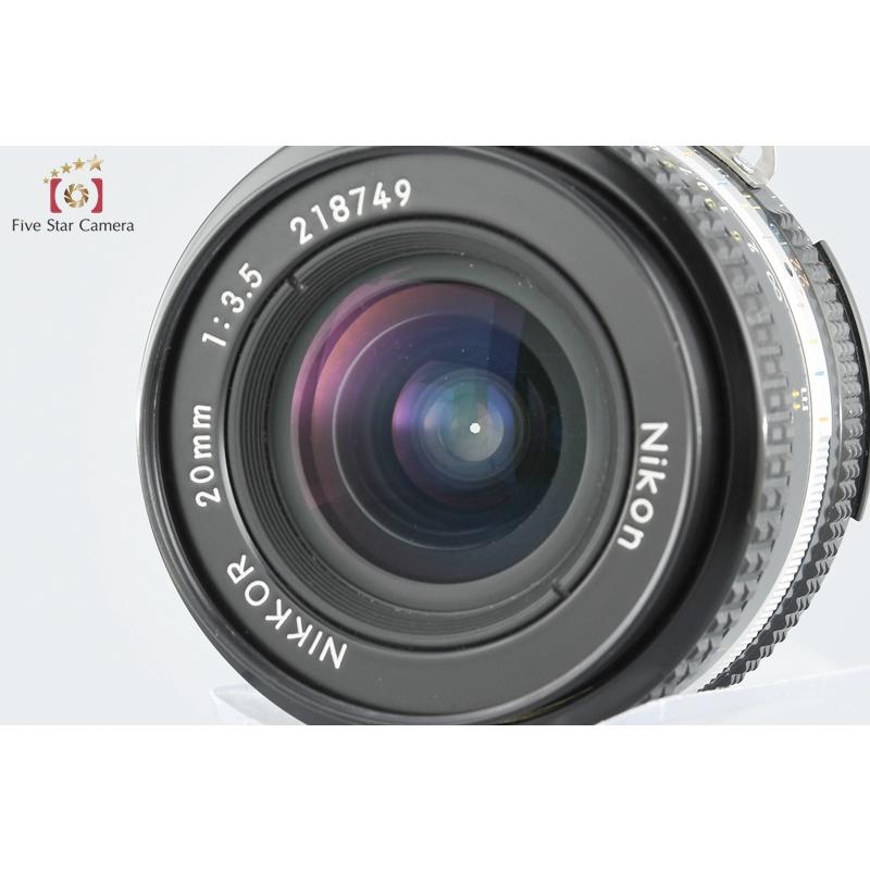 ニコン 【中古】Nikon Ai-S NIKKOR 20mm f/3.5 : 中古カメラの ニコン 【中古】Nikon Ai-S NIKKOR 20mm f/3.5 : 中古カメラの