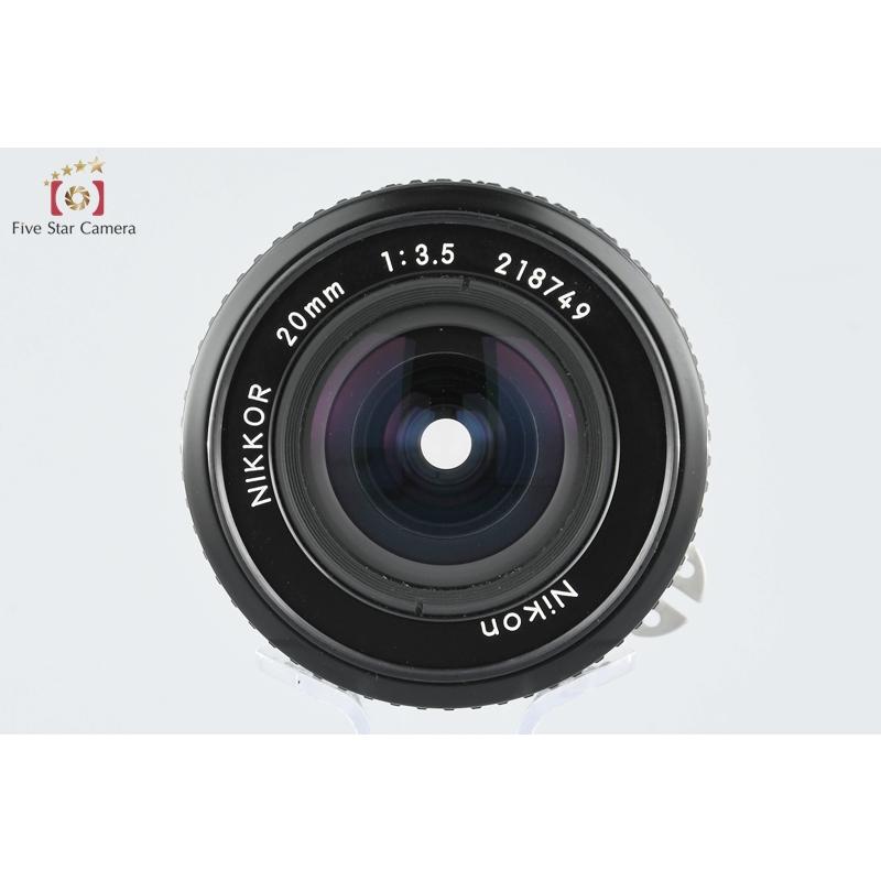 ニコン 【中古】Nikon Ai-S NIKKOR 20mm f/3.5 : 中古カメラの ニコン 【中古】Nikon Ai-S NIKKOR 20mm f/3.5 : 中古カメラの