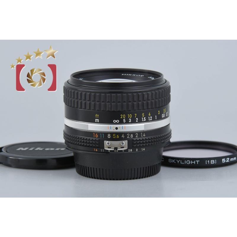 ニコン（Nikon） 【中古】Nikon Ai-S NIKKOR 50mm f/1.4 : 中古カメラ