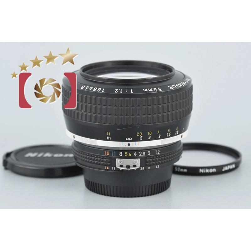 ニコン（Nikon） 【中古】Nikon Ai-S Noct-NIKKOR 58mm f/1.2 : 中古