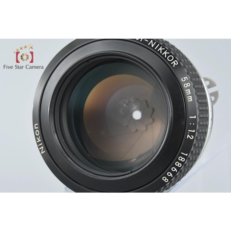 ニコン（Nikon） 【中古】Nikon Ai-S Noct-NIKKOR 58mm f/1.2 : 中古