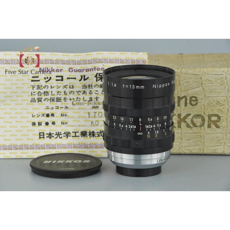 ニコン 【中古】Nikon Cine-NIKKOR 13mm f/1.8 : 中古カメラの ニコン 【中古】Nikon Cine-NIKKOR 13mm f/1.8 : 中古カメラの