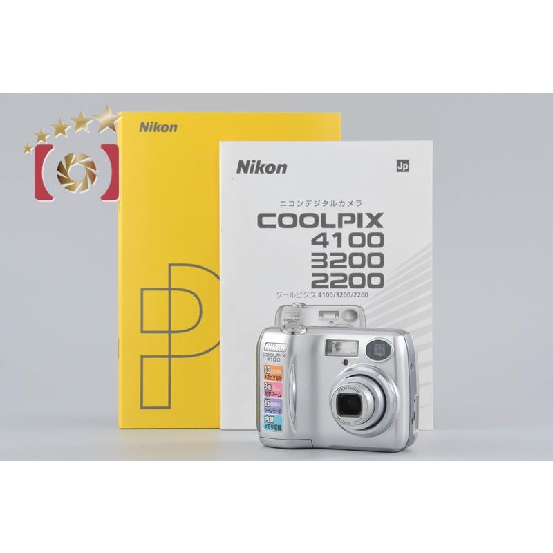 COOLPIX 【中古】Nikon ニコン E4100 クロムシルバー コンパクト