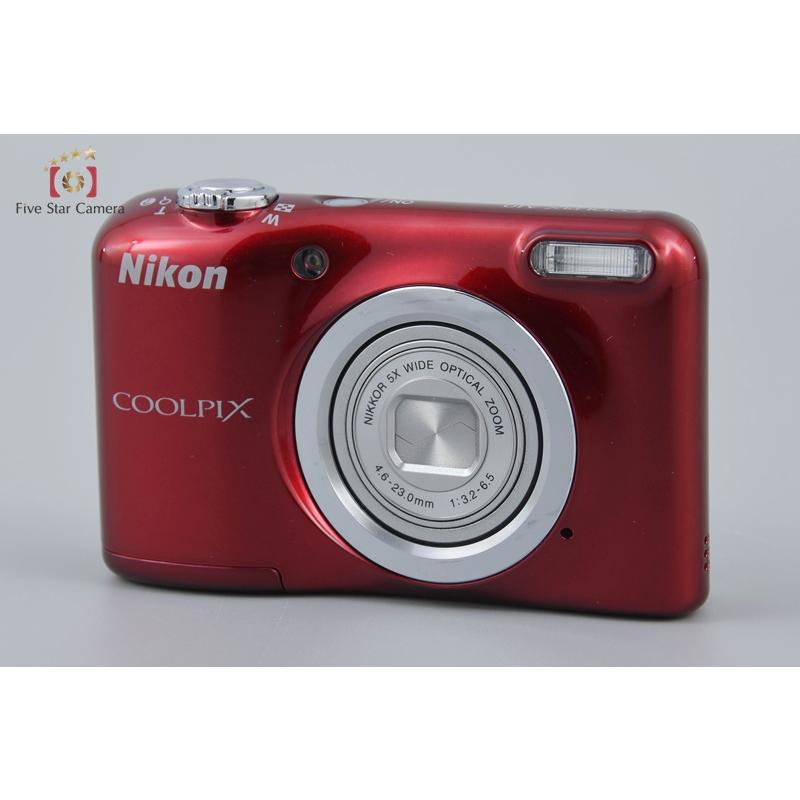 COOLPIX 【中古】Nikon ニコン A10 レッド コンパクトデジタル