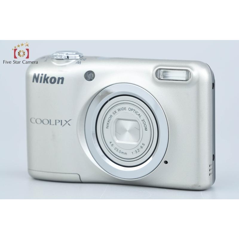 Nikon COOLPIX A10 コンパクトデジカメ　シルバー 動作確認済 中古】Nikon ニコン COOLPIX A10 シルバー コンパクトデジタル