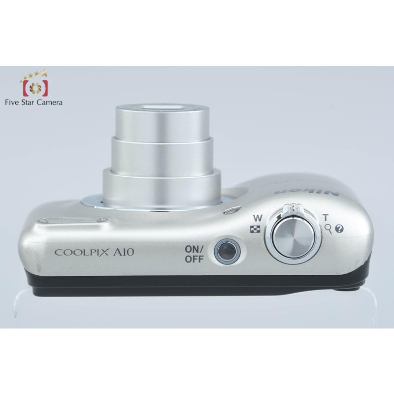 COOLPIX 【中古】Nikon ニコン A10 シルバー コンパクトデジタル
